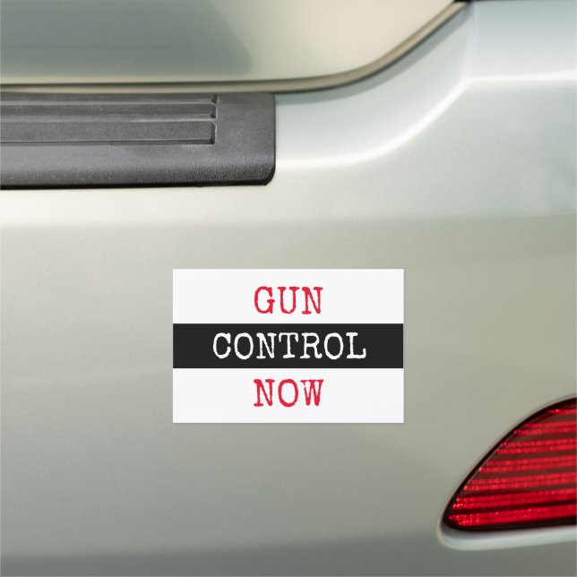 Gun Control Now Car Magnet (In Situ)