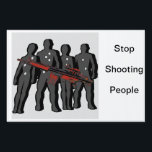 Gun Control Protest Sign<br><div class="desc">Edit Text.</div>