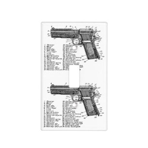 Gun Diagram V2 Light Switch Cover