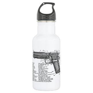 Gun Diagram V2 Water Bottle