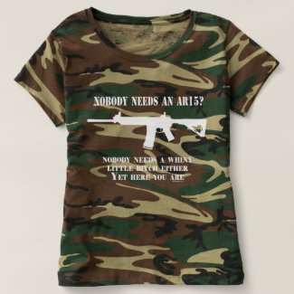 Gun Enthusiast | Nobody needs an AR15? T-shirt