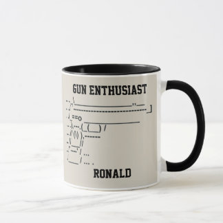 Gun Enthusiast Symobol Mug