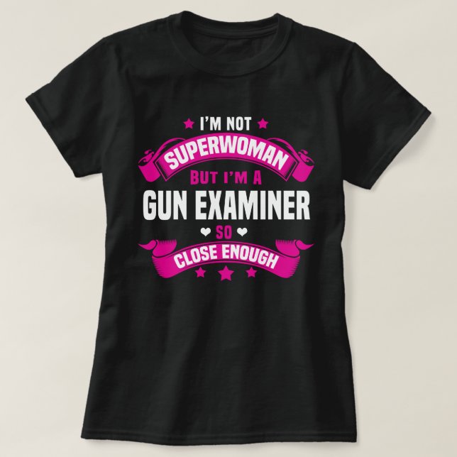 Gun Examiner T-Shirt (Design Front)