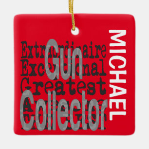 Gun Extraordinaire CUSTOM Ceramic Ornament