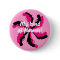 Gun Flower Pink Black Feminine