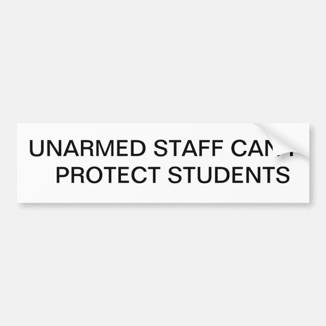 GUN FREE ZONE ACCESSORY STICKER 2 (Front)