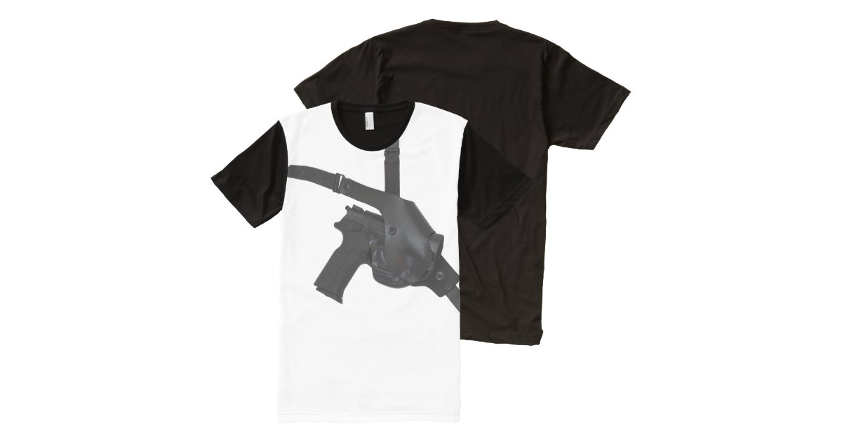 Gun in Holster AllOverPrint TShirt