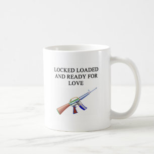 gun lover's joke coffee mug