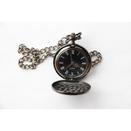 Gun Metal Pocket Watch (Other)