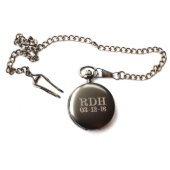 Gun Metal Pocket Watch (Front)