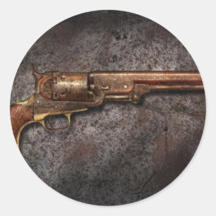 Gun - Model 1851 - 36 Caliber Revolver Classic Round Sticker