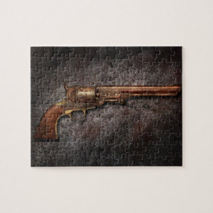 Gun - Model 1851 - 36 Caliber Revolver Jigsaw Puzzle