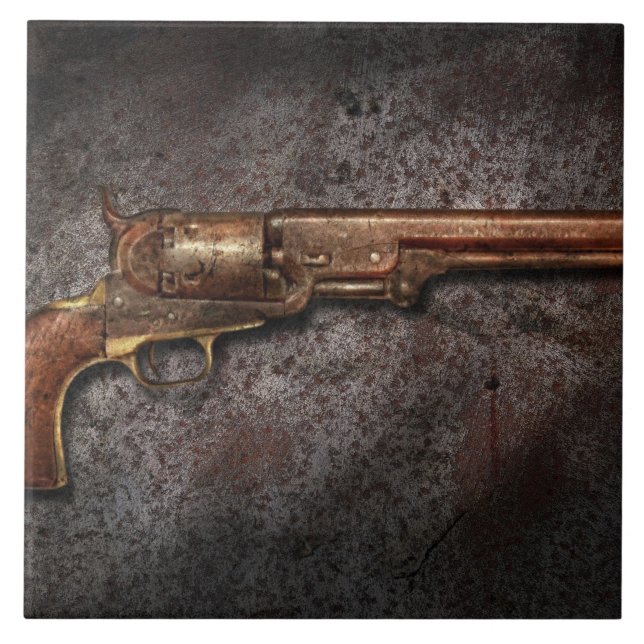 Gun - Model 1851 - 36 Caliber Revolver Tile (Front)