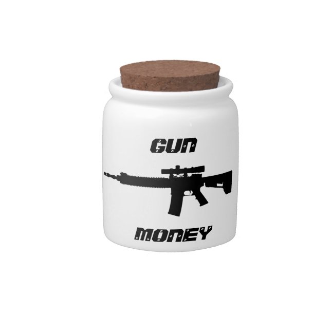 Gun Money Jar (Front)