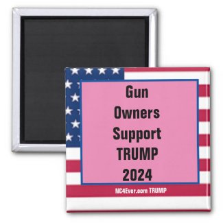 Gun Owners Support TRUMP 2024 magnet