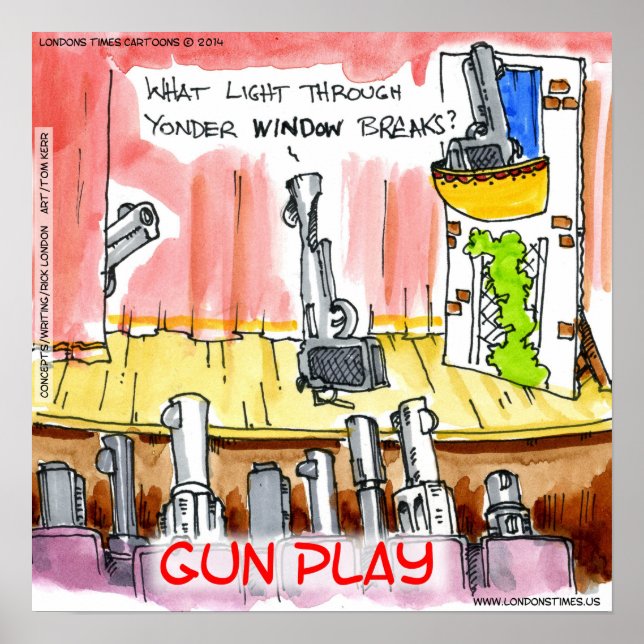 Gun Play Funny Poster (Front)