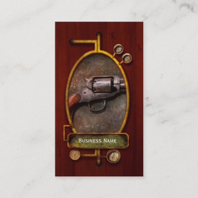 Gun - Police - Dance for me Business Card (Front)