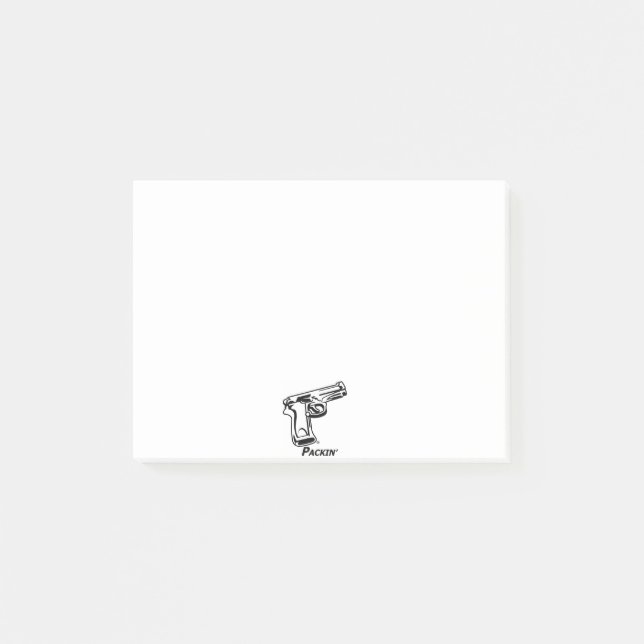 Gun Post-it® Notes (Front)