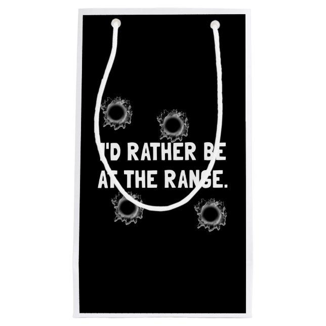 Gun Range Small Gift Bag (Front)