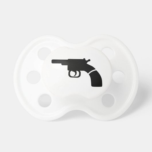 Gun revolver pacifier (Front)