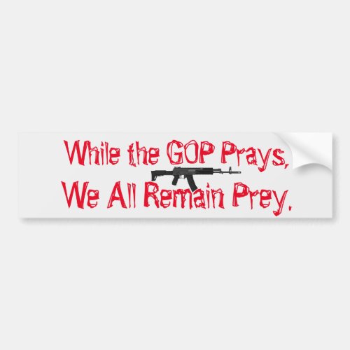 Gun Sense Bumper Sticker