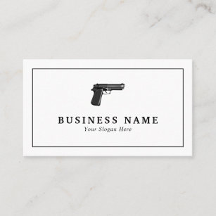 Gun Shop Business Card