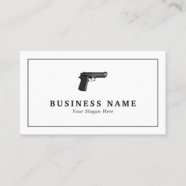 Gun Shop Business Card (Front)