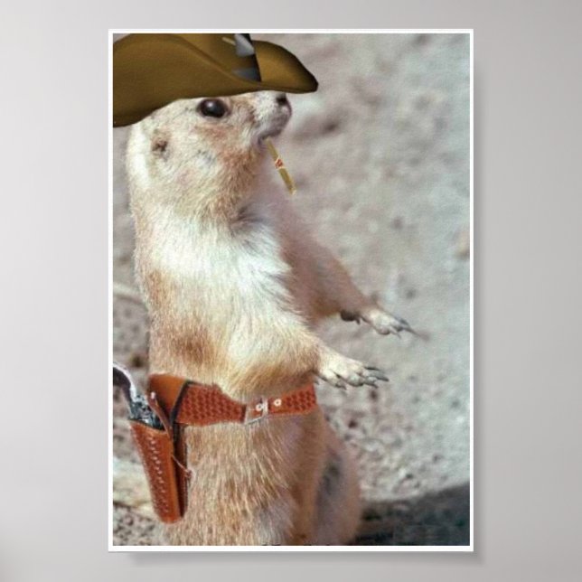 Gun Slinger Squirrel Poster (Front)