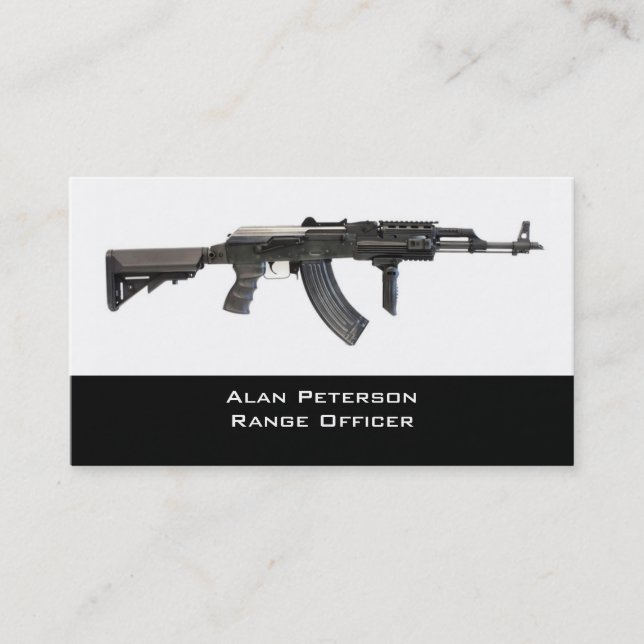 Gun Store / shooting range business card (Front)
