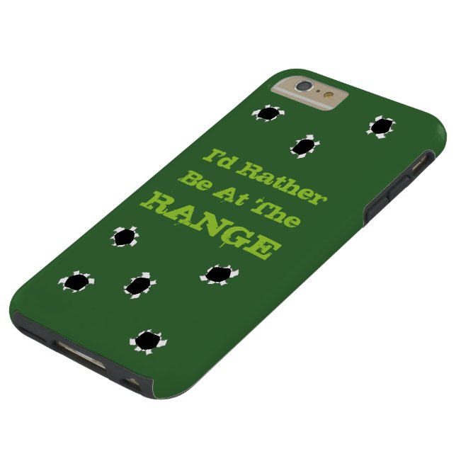 Gun Target Shooting Range Camo Green Bullet Holes Case-Mate iPhone