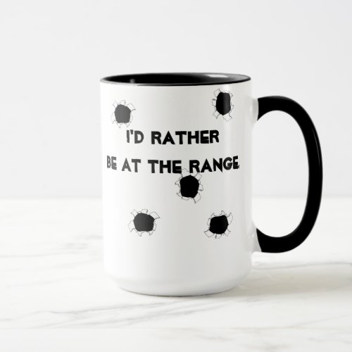 Gun Target Shooting Range Mug