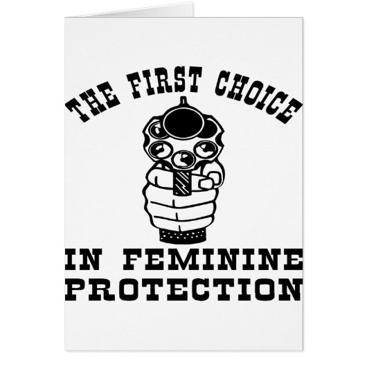Gun, The 1st Choice In Feminine Protection (Front)