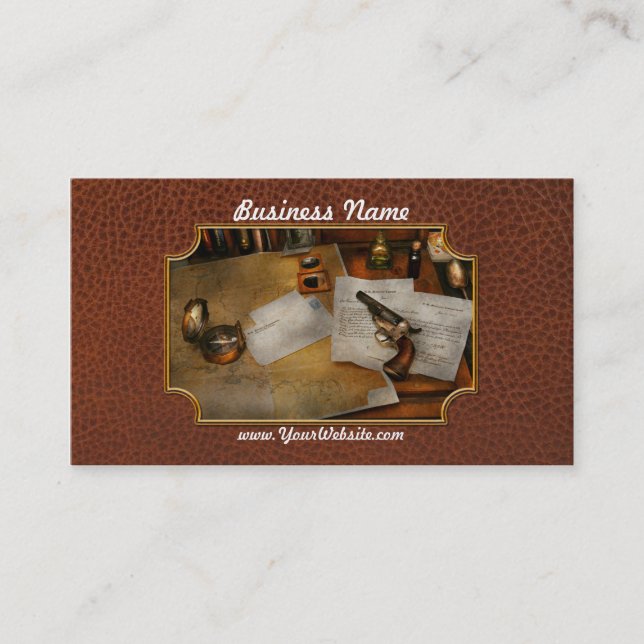 Gun - The adventure of military life Business Card (Front)