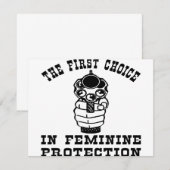 Gun The First Choice In Feminine Protection (Front/Back)