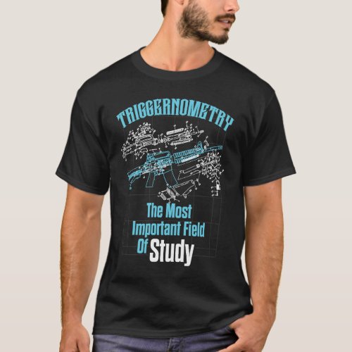 Gun Triggernometry Field Of Study AR15 Specs T_Shirt