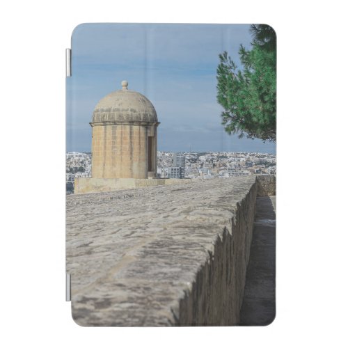 Gun turret on old city walls in Valletta Malta iPad Mini Cover