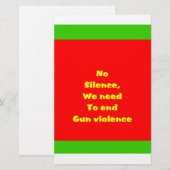Gun violence (Front/Back)