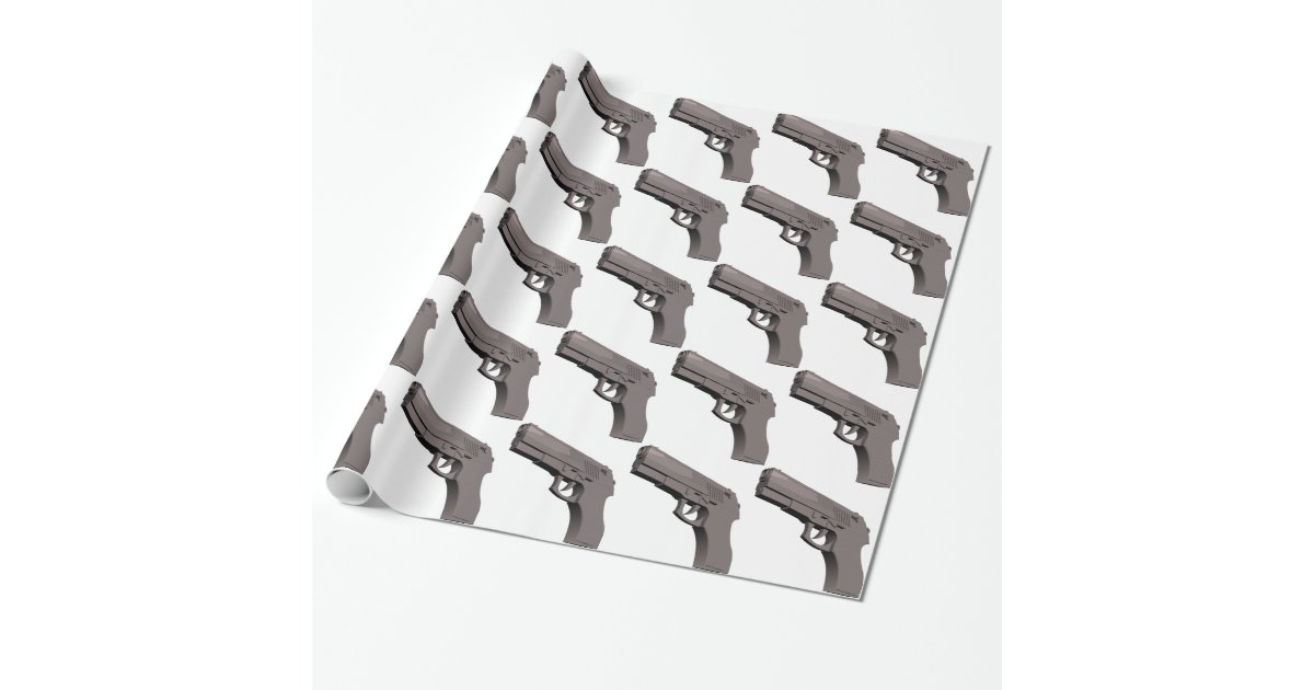 Gun Wrapping Paper Zazzle