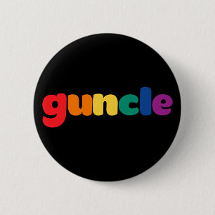 Guncle. Pinback Button