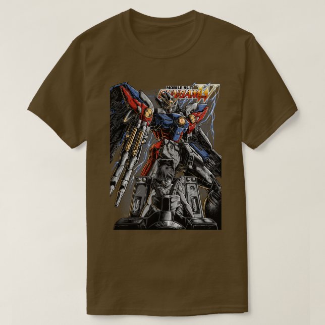 Gundam Wing Zero Prototype T-Shirt (Design Front)