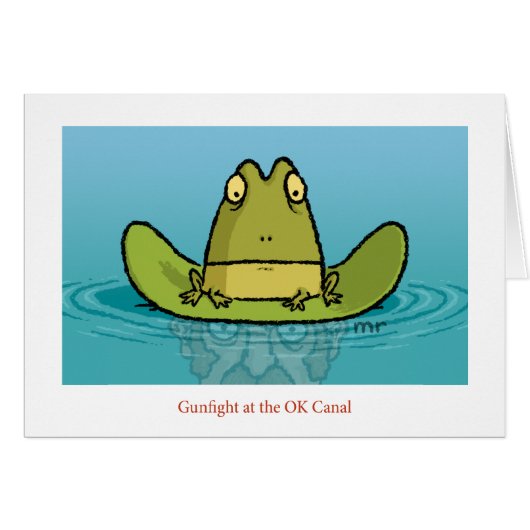 Gunfight at the Ok Canal Card (Front Horizontal)