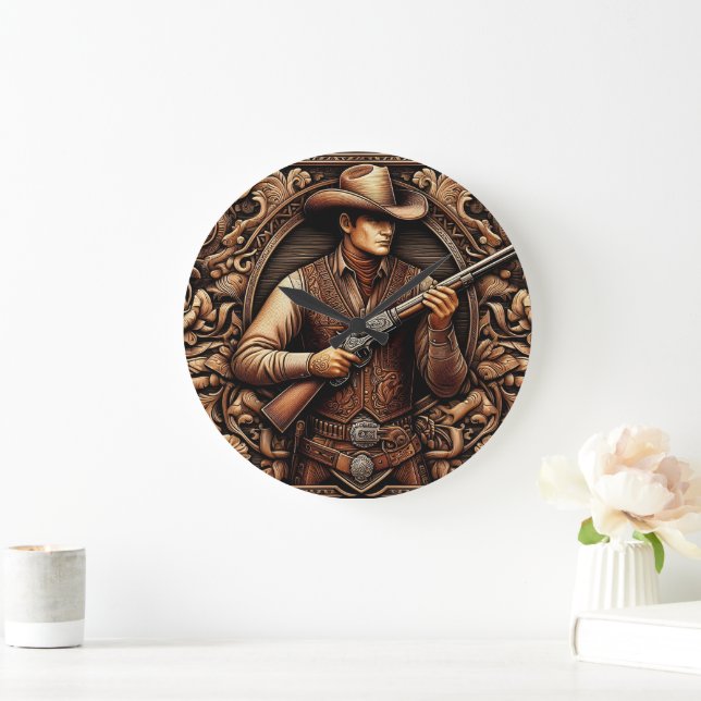 Gunfighters Legacy Large Clock (Home)