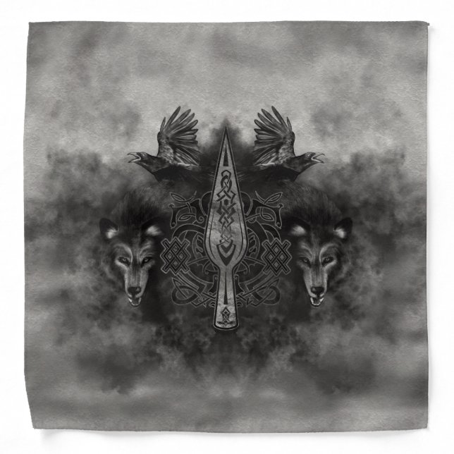 Gungnir - Spear of Odin Bandana (Front)