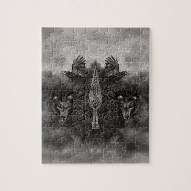 Gungnir - Spear of Odin Jigsaw Puzzle (Vertical)