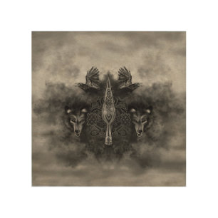 Gungnir - Spear of Odin Wood Wall Art