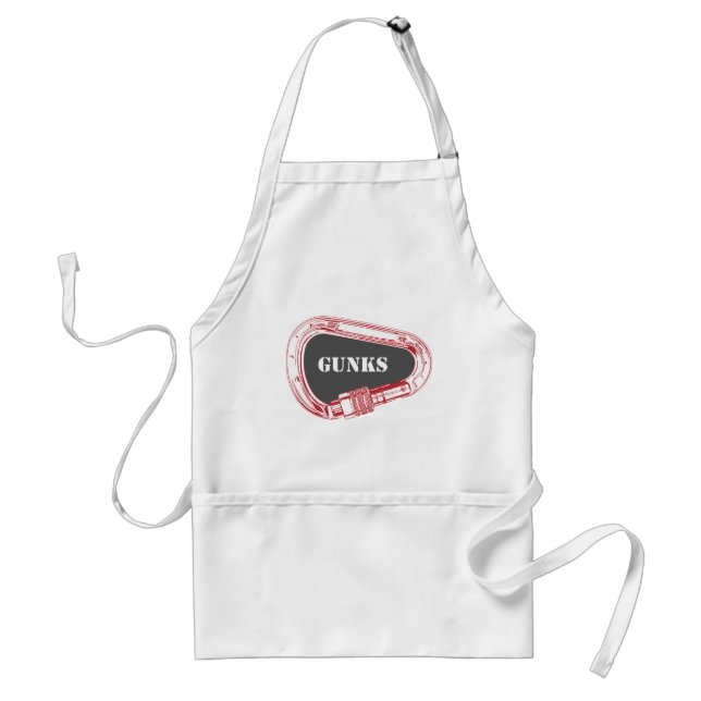 Gunks Climbing Carabiner Adult Apron (Front)