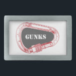 Gunks Climbing Carabiner Belt Buckle<br><div class="desc">There's so many reasons the Shawangunks are one of the best climbing destinations in America. The Trapps and Near Trapps,  Millbrook Mountain,  Sky Top,  & Peterskill Falls. There's routes of every type,  for all skill levels. Show your love of the Gunks!</div>