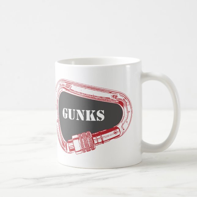 Gunks Climbing Carabiner Coffee Mug (Right)