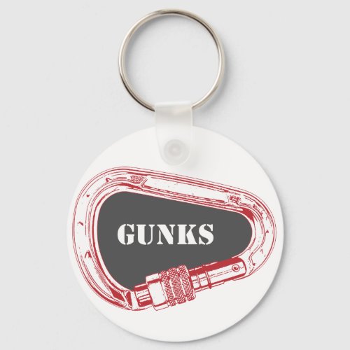 Gunks Climbing Carabiner Keychain