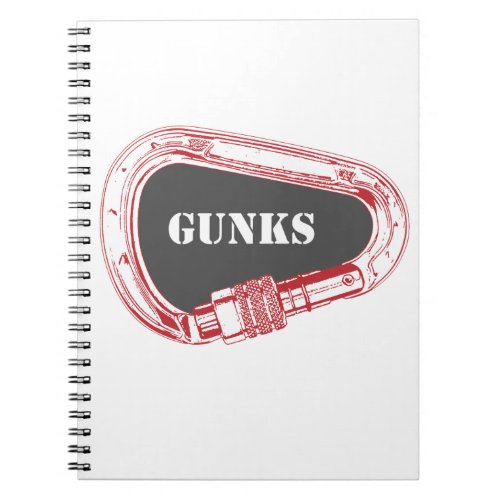 Gunks Climbing Carabiner Notebook